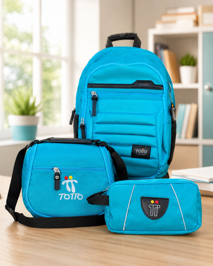 Morral Tipo Totto 3x1 – Incluye Lonchera + Cartuchera – Oferta Especial 85% OFF 🎁