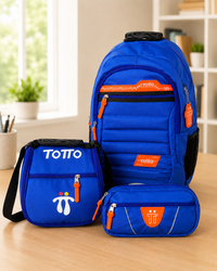 Azul con Naranja