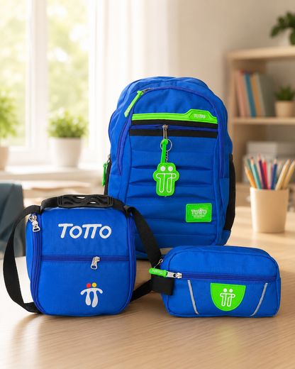Morral Tipo Totto 3x1 – Incluye Lonchera + Cartuchera – Oferta Especial 85% OFF 🎁