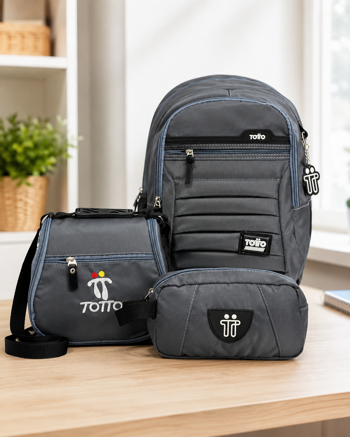 Morral Tipo Totto 3x1 – Incluye Lonchera + Cartuchera – Oferta Especial 85% OFF 🎁