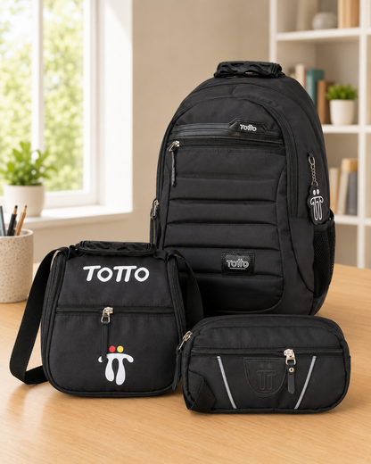 Morral Tipo Totto 3x1 – Incluye Lonchera + Cartuchera – Oferta Especial 85% OFF 🎁