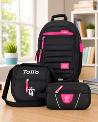 Negro con Fucsia