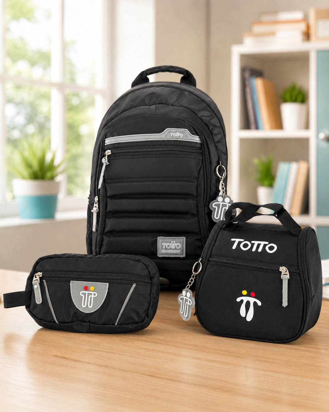 Morral Tipo Totto 3x1 – Incluye Lonchera + Cartuchera – Oferta Especial 85% OFF 🎁