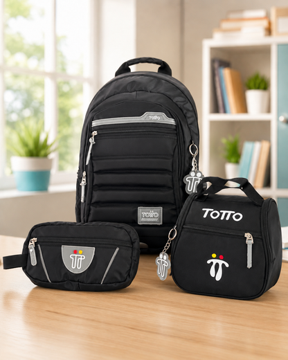 Morral Tipo Totto 3x1 – Incluye Lonchera + Cartuchera – Oferta Especial 85% OFF 🎁
