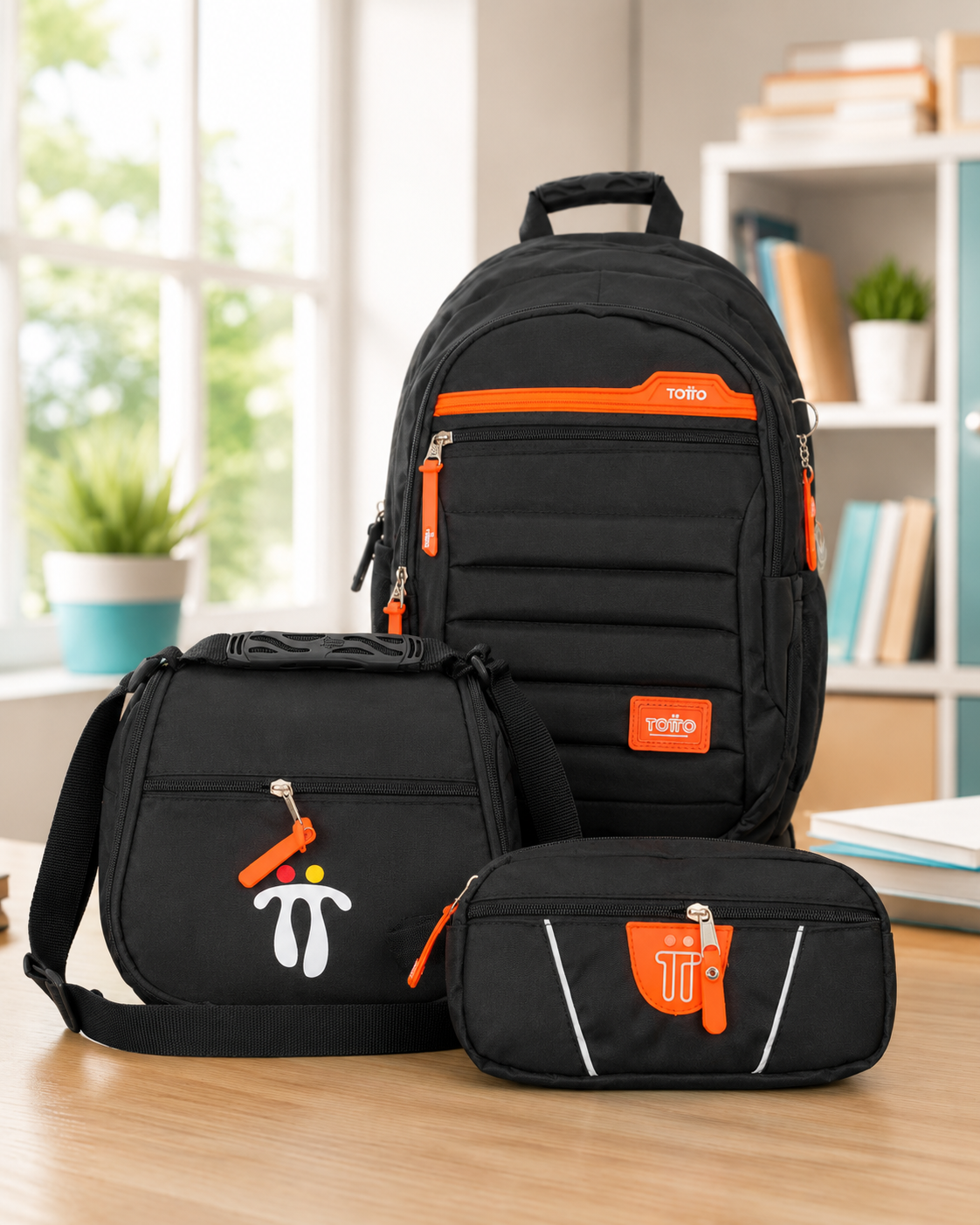 Morral Tipo Totto 3x1 – Incluye Lonchera + Cartuchera – Oferta Especial 85% OFF 🎁